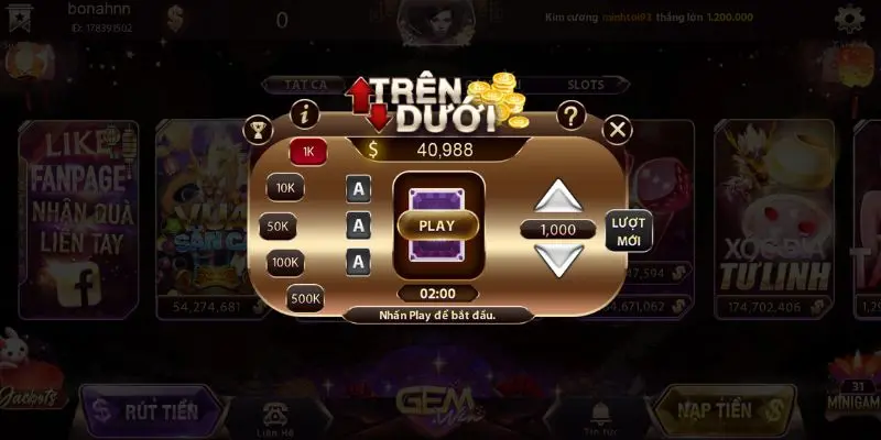 Tựa mini game đầy màu sắc 